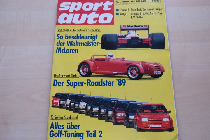 Deckblatt Sport Auto (01/1989)